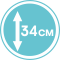 высота 34 см высота 34 см