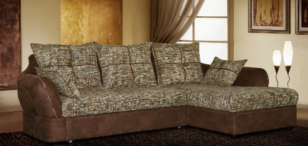 угловой диван в интерьере
