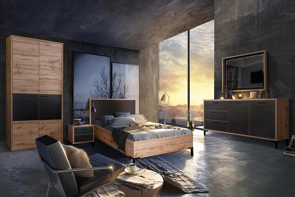 Спальня «Блэквуд Лофт» #3