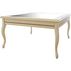 Фото - Стол журнальный «Валенсия Классик» П3.0589.0.25, МДФ+шпон, Античная темпера с золочением