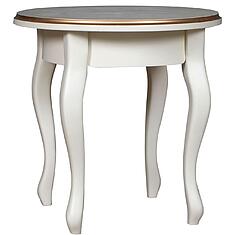 Фото - Стол журнальный «Валенсия Классик» П3.0589.0.24, МДФ+шпон, Античная темпера с золочением