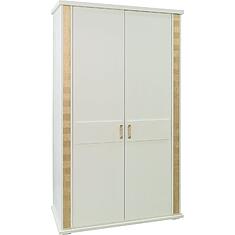 Фото - Шкаф для одежды «Тунис» П6.343.1.06 (П344.06), массив дуба, Слоновая кость с золочением