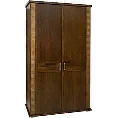 Фото - Шкаф для одежды «Тунис» П6.343.1.06 (П344.06), массив дуба, Черешня с золочением