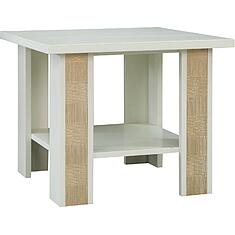 Фото - Стол журнальный «Тунис» П6.343.0.10 (П343.10Ш), ДСП+шпон, Слоновая кость с золочением