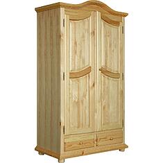 Фото - Шкаф для одежды 2д «Лотос» БМ2.701.1.43(2190), массив сосны, Сосна натуральная