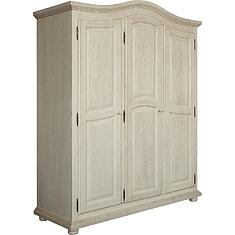 Фото - Шкаф для одежды 3д «Лотос» БМ2.701.1.03(1092), массив сосны, Брашированный крем