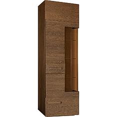 Фото - Шкаф-витрина «Хедмарк» БМ2.761.0.77-01, массив дуба, Венге