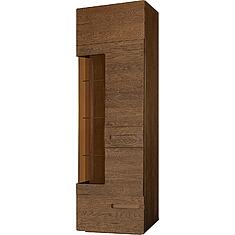 Фото - Шкаф-витрина «Хедмарк» БМ2.761.0.77, массив дуба, Венге