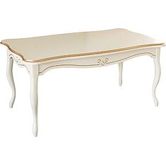 Фото - Стол журнальный «Валенсия Класик» П3.0589.0.21, МДФ+шпон, Античная темпера с золочением