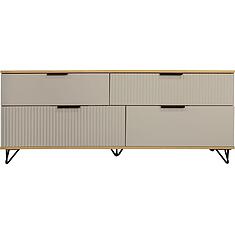 Фото - Тумба «Рокси» П6.948.0.02, ЛДСП, Пепел Софт+Дуб Нокс