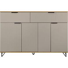 Фото - Тумба «Рокси» П6.948.0.04, ЛДСП, Пепел Софт+Дуб Нокс