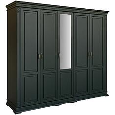 Фото - Шкаф для одежды 5д «Верди Классик» П3.0487.1.27, массив дуба, Грин