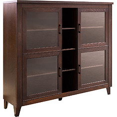 Фото - Шкаф «Амадей» П6.635.0.22, массив дуба, Горячий шоколад