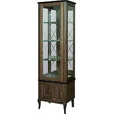 Фото - Шкаф с витриной «Нокс» П4.988.0.01-01, массив дуба, Табак