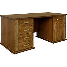 Фото - Стол письменный «Тунис» П6.343.2.08 (П343.08Ш), ДСП+шпон, Черешня с золочением