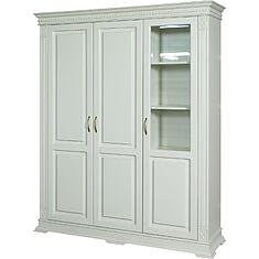 Фото - Шкаф 3д «Верди Классик» П1.0487.0.44, массив дуба, Слоновая кость