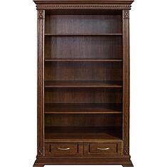 Фото - Стеллаж 2д «Верди Классик» П1.0487.0.22, массив дуба, Черешня с золочением