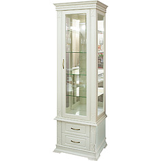 Фото - Шкаф комбинированный «Верди Классик» П1.0487.0.58(-01), массив дуба, Слоновая кость