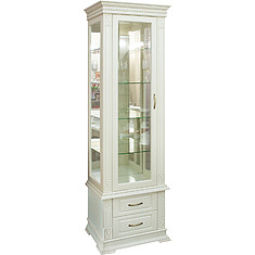 Фото - Шкаф комбинированный «Верди Классик» П1.0487.0.58(-01), массив дуба, Слоновая кость