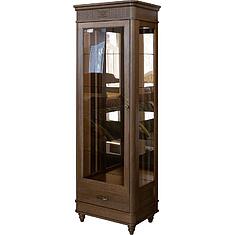 Фото - Шкаф-витрина «Юстина Люкс» БМ2.690.0.05(-01), массив дуба, Орех