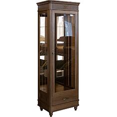 Фото - Шкаф-витрина «Юстина Люкс» БМ2.690.0.05(-01), массив дуба, Орех