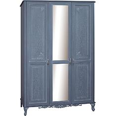 Фото - Шкаф для одежды 3д «Флорентина» БМ2.851.1.03-01, МДФ, облицованная шпоном дуба, голубой агат