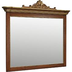 Фото - Зеркало настенное «Алези Люкс» П1.349.0.14 (П350.14л), Античная бронза с золочением