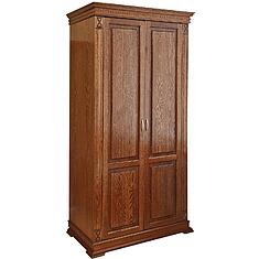 Фото - Шкаф для одежды 2д «Верди Классик» П3.0487.1.26, массив дуба, Черешня