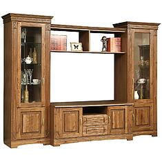 Фото - Набор корпусной мебели «Верди Классик» П1.0487.0.1Н, массив дуба, Дуб рустикаль