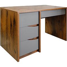 Фото - Стол письменный «Монако» П6.528.2.15-01 (П510.15), МДФ+ПВХ, Дуб Саттер+Серый Мокко