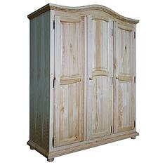 Фото - Шкаф для одежды 3д «Лотос» БМ2.701.1.03(1092), массив сосны, Сосна натуральная