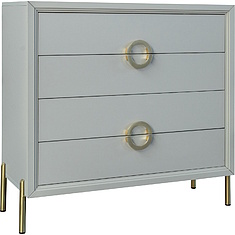 Фото - Комод «Флора» П6.980.1.02, ЛДСП, Пепел