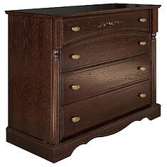 Фото - Комод «Паола» БМ2.671.1.31(2161), массив дуба, Горячий шоколад