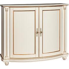 Фото - Тумба 2д «Валенсия Классик» П3.0589.0.07, массив березы, Античная темпера с золочением