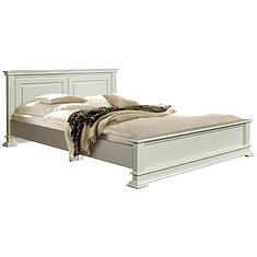 Фото - Кровать двойная «Верди Классик» с низким изножьем П3.0487.1.14, массив дуба, Слоновая кость, без механизма, 2000х1200 мм, 2187х1374х851