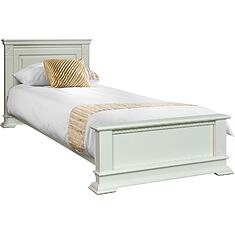 Фото - Кровать одинарная «Верди Классик» с низким изножьем П3.0487.1.06, массив дуба, Слоновая кость, без механизма, 2000x800 мм, 2187х974х851