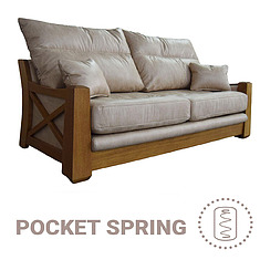 Фото - 3-х местный диван «Магнат люкс» (3м), ткань, 22 группа, с механизмом