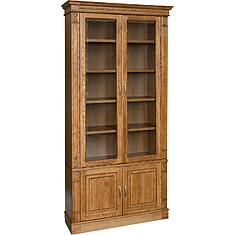 Фото - Набор мебели для библиотеки «Верди Классик» П3.0487.2.03, массив дуба, Дуб рустикаль