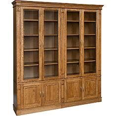 Фото - Набор мебели для библиотеки «Верди Классик» П3.0487.2.04, массив дуба, Дуб рустикаль