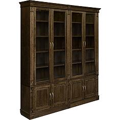 Фото - Набор мебели для библиотеки «Верди Классик» П3.0487.2.04, массив дуба, Венге