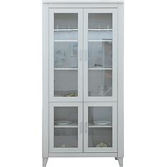 Фото - Шкаф «Амадей» П6.635.0.03 (П635.03), Слоновая кость с серебром