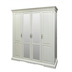 Фото - Шкаф «Милана 02» П4.265.1.02-01(294.02), массив дуба, Слоновая кость