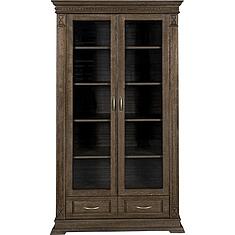 Фото - Шкаф 2д «Верди Классик» П1.0487.0.27, массив дуба, Табак