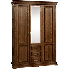 Фото - Шкаф для одежды 3д «Верди Классик» П3.0487.1.25, массив дуба, Черешня