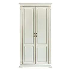 Фото - Шкаф для одежды «Верди Классик» П3.0487.3.10, массив дуба, Слоновая кость с золочением