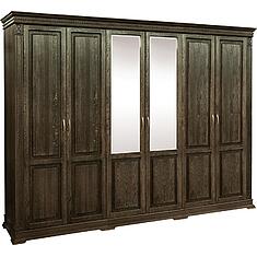 Фото - Шкаф для одежды 6д «Верди Классик» П3.0487.1.28, массив дуба, Табак