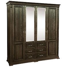 Фото - Шкаф для одежды 4д «Верди Классик» П3.0487.1.01, массив дуба, Табак