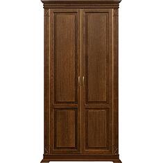 Фото - Шкаф для одежды «Верди Классик» П3.0487.3.10, массив дуба, Черешня с золочением