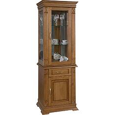 Фото - Шкаф комбинированный «Верди Классик» П1.0487.0.34, массив дуба, Дуб рустикаль