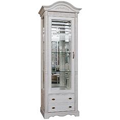 Фото - Шкаф-витрина «Паола» БМ2.671.0.05-01(2102-01), массив дуба, Розовый пепел